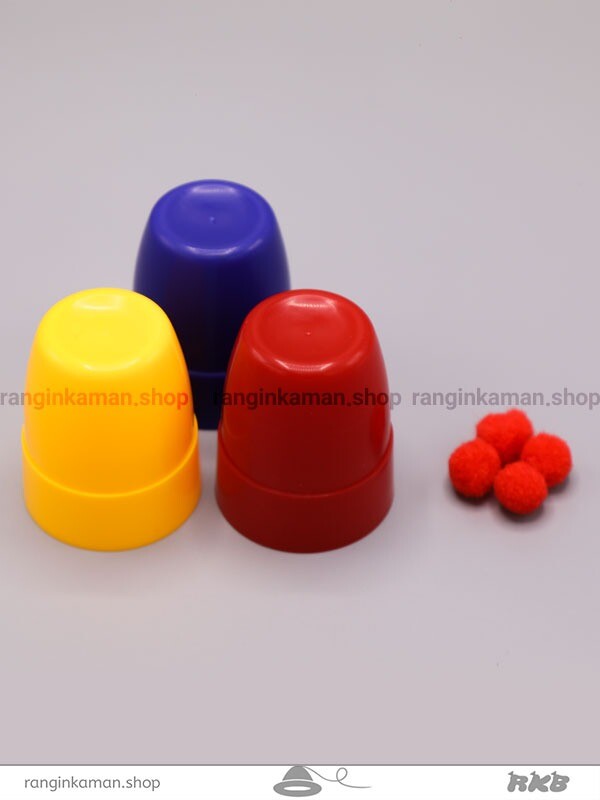 شعبده سه لیوان و چهار توپ