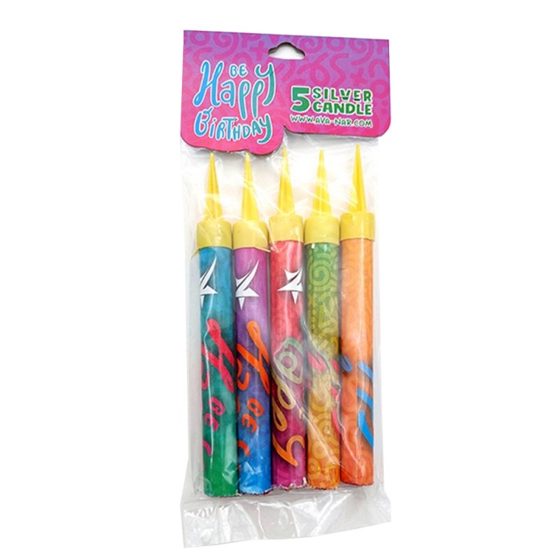 فشفشه رو کیکی 7 رنگ 10 سانتی Firecrackers on cake, 7 colors