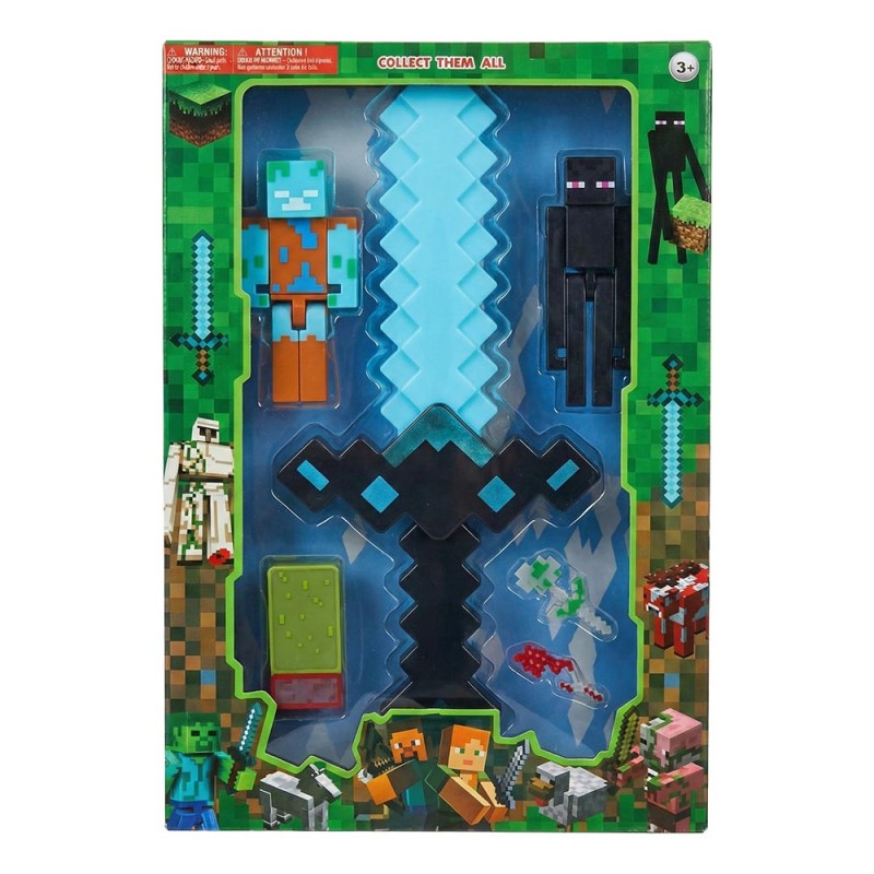 اسباب بازی شمشیر ماینکرافت با فیگور