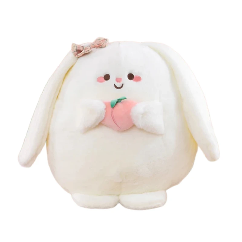 عروسک خرگوش هلو به دست Peach rabbit doll in hand