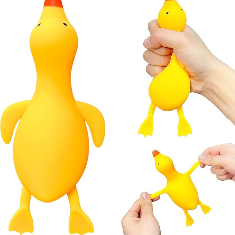 فیجت اردک خامه‌ ای Cream Duck Fidget Toy