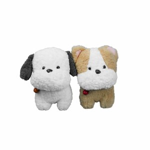 Dog doll with a collar 216