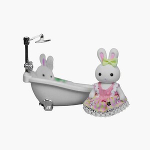 Rabbit toy with tub