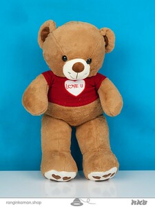 عروسک خرس زرشکی کد  Crimson bear doll 64959