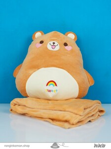عروسک پتو خرس تپل کد Teddy bear blanket doll 941235