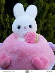 عروسک دسته گل خرس و خرگوش Bear and rabbit bouquet doll