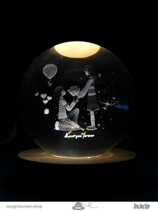 گوی کریستال کوچک سایز 6 Small crystal ball