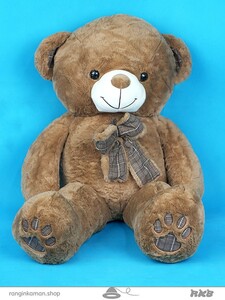 عروسک خرس پاپیون بزرگ کد 36_943 Big Bow Tie Bear Doll