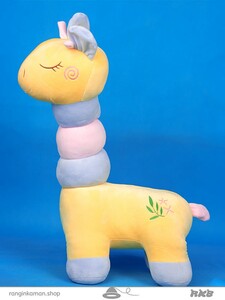 عروسک زرافه گردن حلقه ای بزرگ کد 79_126 Big ring neck giraffe doll