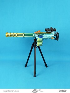 اسباب بازی اسلحه شارژی چرخشی Rotating rechargeable gun toy jf_75A