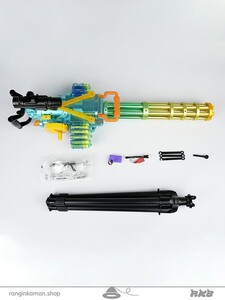 اسباب بازی اسلحه شارژی چرخشی Rotating rechargeable gun toy jf_75A