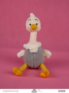 عروسک شتر مرغ پرورشی ostrich doll