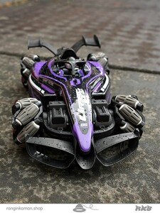 اسباب بازی ماشین کنترلی مسابقه ای دودزا کد Smoke racing control car toy 1110