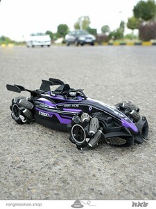 اسباب بازی ماشین کنترلی مسابقه ای دودزا کد Smoke racing control car toy 1110