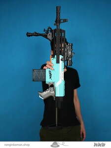 اسباب بازی تفنگ شارژی بزرگ کد large rechrgable toy gun QHX577