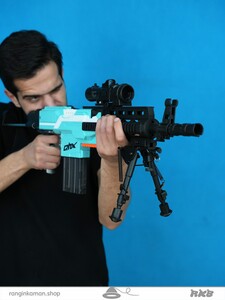 اسباب بازی تفنگ شارژی بزرگ کد large rechrgable toy gun QHX577