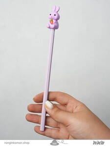 مداد پاکن دار حیوانات بزرگ طرح خرگوش Large animal eraser pencil with rabbit design