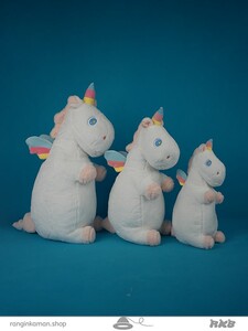 عروسک تک شاخ تپل 65 سانتی   Topal unicorn doll 65 cm