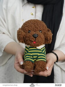عروسک پت لباس راه راه Pet doll striped dress