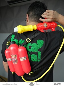 تفنگ آب پاش کوله ای آتش نشان Fireman’s backpack water spray gun