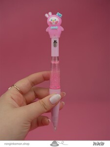 روان نویس آکواریومی چراغدار طرح شیطونک Illuminated aquarium fountain pen with mischievous design