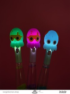 روان نویس آکواریومی چراغدار طرح هشت پا Illuminated aquarium fountain pen with octopus design