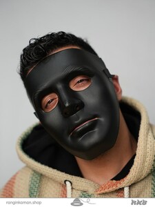 نقاب صورت مشکی درجه 1  Black face mask