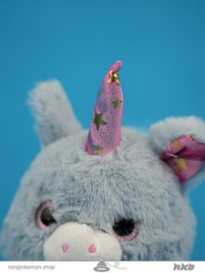 Honey-eyed unicorn pony doll (8)