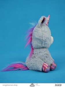 عروسک اسب تک شاخ چشم عسلی Honey-eyed unicorn pony doll