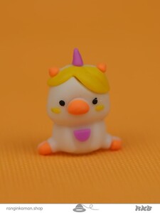 سرمدادی فانتزی سیلیکونی طرح جوجه یونیکورن شاخ دار Fantasy silicone headpiece with a horned unicorn chick design