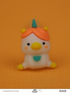 سرمدادی فانتزی سیلیکونی طرح جوجه یونیکورن شاخ دار Fantasy silicone headpiece with a horned unicorn chick design