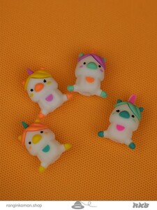 سرمدادی فانتزی سیلیکونی طرح جوجه یونیکورن شاخ دار Fantasy silicone headpiece with a horned unicorn chick design
