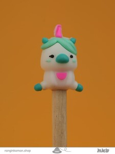 سرمدادی فانتزی سیلیکونی طرح جوجه یونیکورن شاخ دار Fantasy silicone headpiece with a horned unicorn chick design