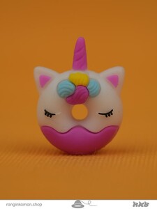 سرمدادی فانتزی سیلیکونی دونات یونیکورن چشم بسته Sarmadadi Fantasy Silicone Donut Unicorn Blindfolded