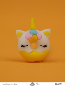 سرمدادی فانتزی سیلیکونی دونات یونیکورن چشم بسته Sarmadadi Fantasy Silicone Donut Unicorn Blindfolded