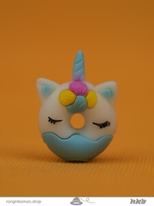 سرمدادی فانتزی سیلیکونی دونات یونیکورن چشم بسته Sarmadadi Fantasy Silicone Donut Unicorn Blindfolded