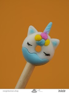 سرمدادی فانتزی سیلیکونی دونات یونیکورن چشم بسته Sarmadadi Fantasy Silicone Donut Unicorn Blindfolded