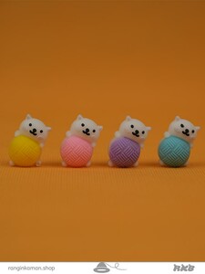 سرمدادی فانتزی سیلیکونی طرح گربه توپی Sarmadadi fantasy silicone ball cat design