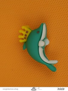 سر مدادی فانتزی سیلیکونی طرح دلفین تاج دار Fantasy silicon pencil head with crown dolphin design