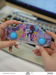 اسباب بازی واتر گیم دو دکمه طرح یونیکورن Water game toy with two buttons, unicorn design