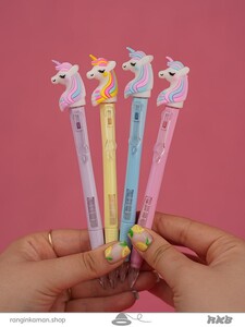 اتود کلاج دار یونیکورن رنگین کمانی Etude with rainbow unicorn collage