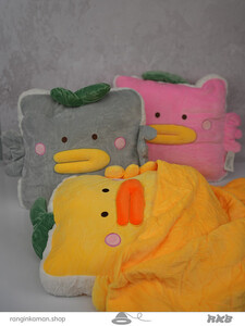عروسک پتو دار طرح اردک Duck design blanket doll