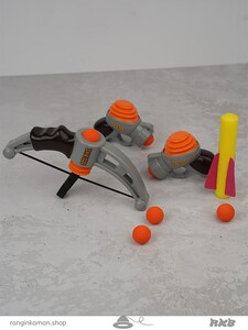 اسباب بازی کمان تفنگ تیر توپ Toy bow, gun, arrow, cannon