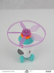 اسباب بازی موشک با فرفره جعبه ای Boxed rocket toy