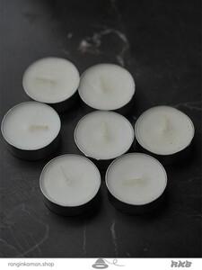 شمع وارمر دایره سفید White circle warmer candle