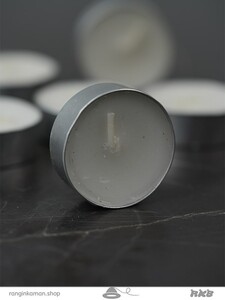شمع وارمر دایره سفید White circle warmer candle