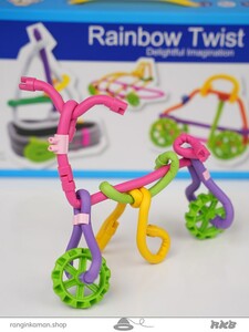 اسباب بازی پیچشی رنگین کمانی Rainbow twist toy