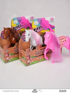 اسباب بازی اسب با شانه  Horse toy with comb tt_6105_3