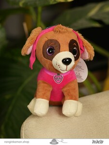 Marble-eyed guard dog doll