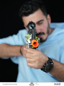 تفنگ شارژی رنگی Colored charge gun